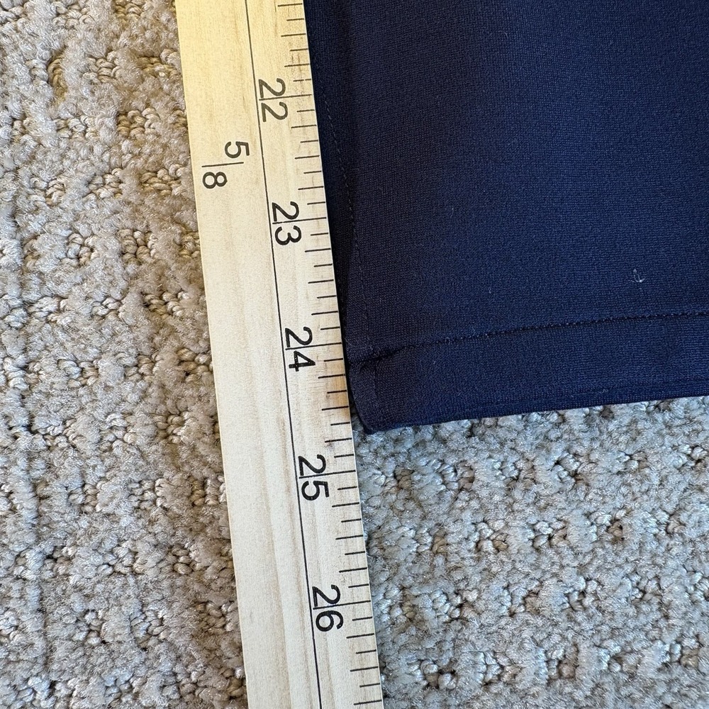 Spanx Size L The Perfect Pant Ankle‎ Back Seam Skinny Pants Leggings Navy Blue - Picture 4 of 5